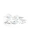 Luminarc Zelie Plate Desert Glass Multicolour 42pcs