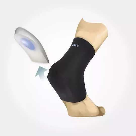 Aurafix TG-820 Ankle Brace with Gel Patches in Black Color