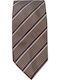 Giorgio Armani Silk Men's Tie Printed Brown