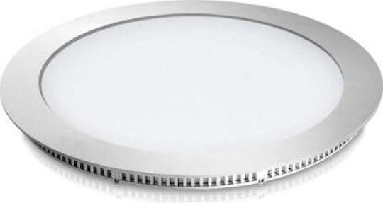 Fos me Τετράγωνο Χωνευτό LED Panel 18W με Φυσικό Λευκό Φως 4000K 22.5x22.5εκ.