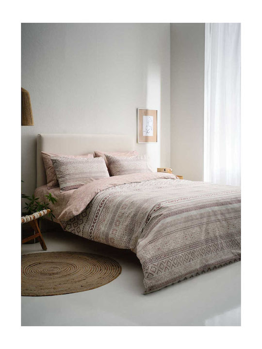 Vesta Home AMORGOS-2 Покривало Кингсайз Памук Оранжев 230x260см