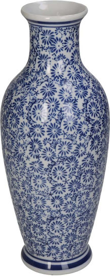 JK Home Decoration Декоративна ваза Порцелан Син 21x21x28см 1бр