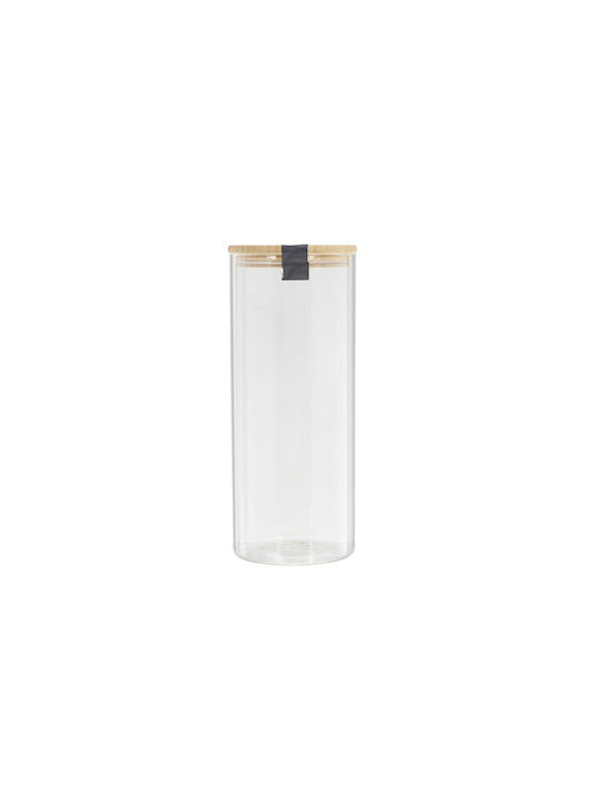 Aria Trade Glass Pasta Vase with Lid 1600ml