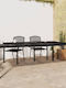 Tisch Stabil Anthracite 200x100x72cm