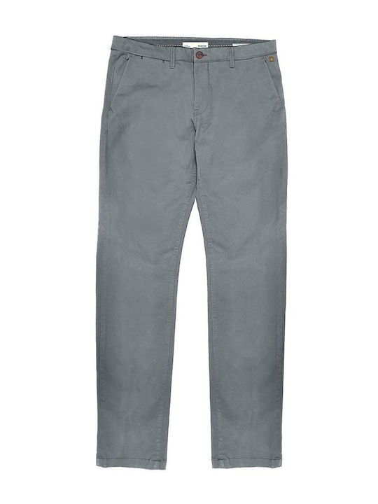 Rebase Men's Chinos Elastic Regular Fit Grey