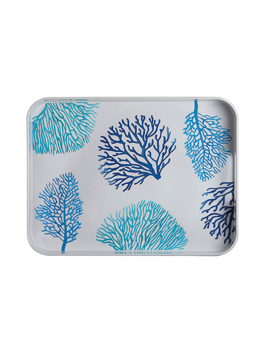 Marine Business Plastic Rectangular Serving Tray with Handles 40x30cm 13012 1pcs