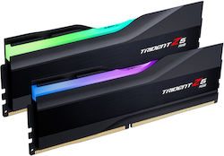 G.Skill Trident Z5 RGB 96GB DDR5 RAM cu 2 module (2x48GB) și Viteză 6400 pentru Desktop
