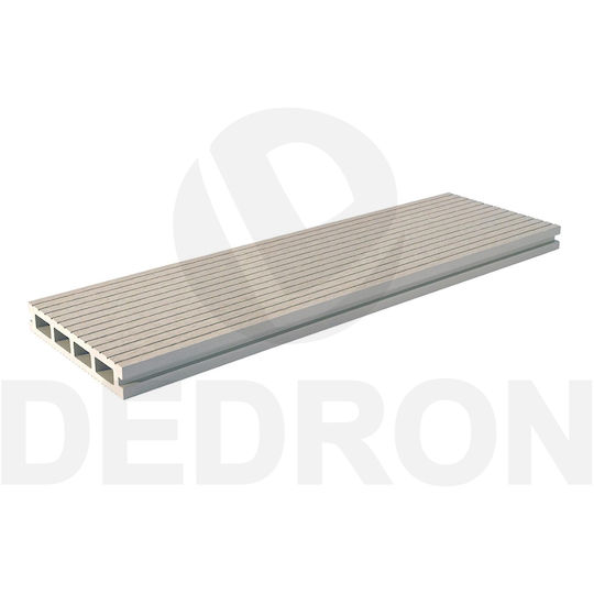 Dedron Σανίδα για Δάπεδο Κήπου από Ξύλο 360x15εκ. Λευκό