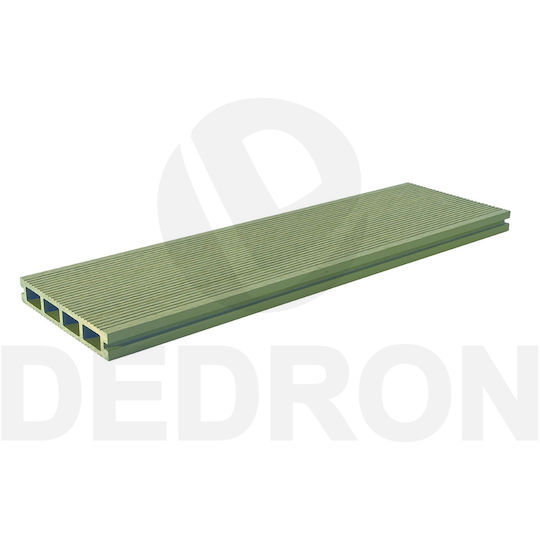 Dedron Дъска за градински под от WPC 390x15бр 1бр Зелен