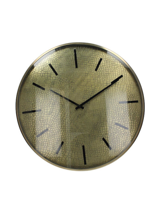 ArteLibre Wall Clock Metallic Gold Ø60cm