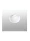 Faro Barcelona Round Metallic Recessed Spot with Integrated LED and Warm White Light White 1pcs