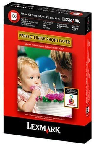 Lexmark Perfect Finish Фотохартия 4x6 за Принтери Мастиленоструен 50 Листове