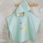 Nima Sunny Bunny Kids Beach Poncho Green