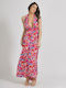 Ble Resort Collection Summer Maxi Dress Red