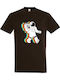 Tshirt Unisex "Space Dj", Schokolade