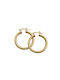 14K Gold Earrings Hoops SK340AV