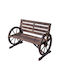 Bancă Exterior Lemnos 105.5x56x75cm