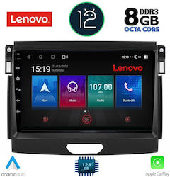 Lenovo Ηχοσύστημα Αυτοκινήτου για Ford Ranger (Bluetooth/AUX/WiFi/GPS) με Οθόνη Αφής 9"