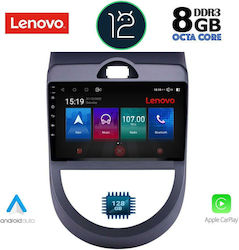 Lenovo Sistem Audio Auto pentru Kia Suflet 2008-2013 (Bluetooth/USB/AUX/WiFi/GPS/Partitură) cu Ecran Tactil 9"