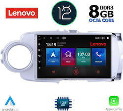 Lenovo Sistem Audio Auto pentru Toyota Yaris 2011-2020 (Bluetooth/USB/AUX/WiFi/GPS/Partitură) cu Ecran Tactil 9"