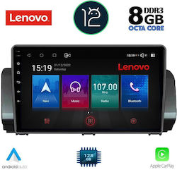 Lenovo Car-Audiosystem für Renault Logan Dacia Logan / Sandero 2020> (Bluetooth/USB/AUX/WiFi/GPS) mit Touchscreen 9"
