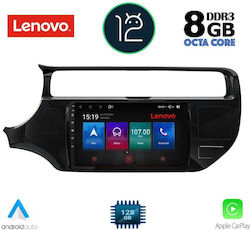 Lenovo Sistem Audio Auto pentru Kia Rio 2015-2018 (Bluetooth/USB/AUX/WiFi/GPS/Partitură) cu Ecran Tactil 9"