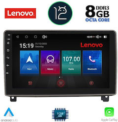 Lenovo Sistem Audio Auto pentru Peugeot 407 2004-2011 (Bluetooth/USB/AUX/WiFi/GPS) cu Ecran Tactil 9"