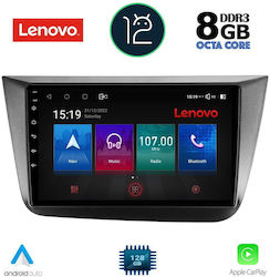 Lenovo Sistem Audio Auto pentru Seat Altea 2004-2015 (Bluetooth/USB/AUX/WiFi/GPS) cu Ecran Tactil 9"