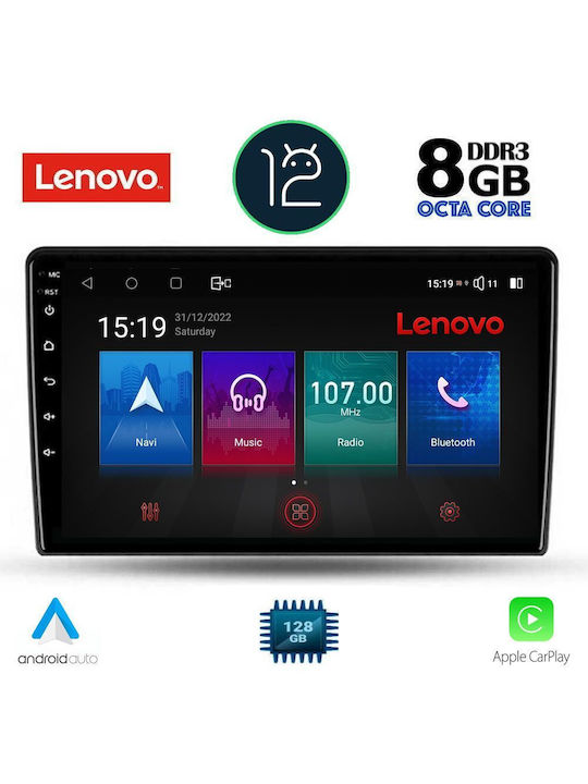 Lenovo Sistem Audio Auto pentru Dacia Duster 2012-2019 (Bluetooth/USB/AUX/WiFi/GPS) cu Ecran Tactil 9"