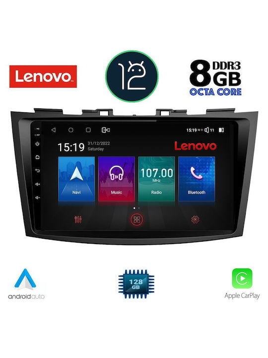 Lenovo Sistem Audio Auto pentru Suzuki Rapid 2011-2016 (Bluetooth/USB/AUX/WiFi/GPS) cu Ecran Tactil 9"