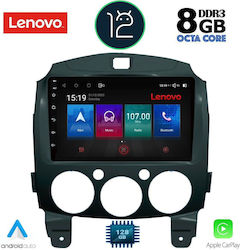 Lenovo Ηχοσύστημα Αυτοκινήτου για Mazda 2 (Bluetooth/USB/AUX/WiFi/GPS) με Οθόνη Αφής 9"