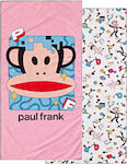 Kentia Paul Frank 41 Детски плажен кърпа Розов 140x70см. 000071288