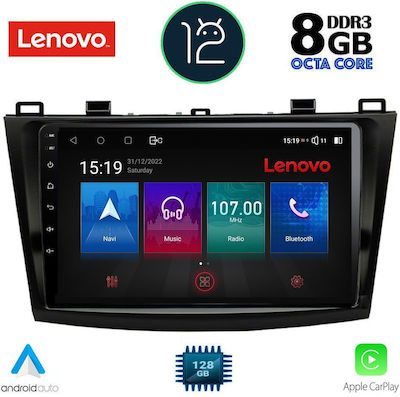 Lenovo Ηχοσύστημα Αυτοκινήτου για Mazda (Bluetooth/USB/AUX/WiFi/GPS) με Οθόνη Αφής 9"