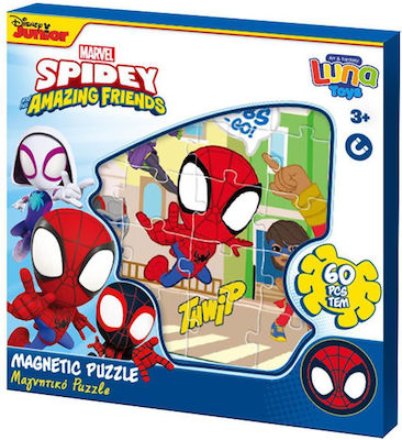 Kids Puzzle Spidey & Friends for 3++ Years 60pcs Luna