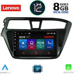 Lenovo Car-Audiosystem für Hyundai i20 2014-2019 (Bluetooth/USB/AUX/WiFi/GPS) mit Touchscreen 9"