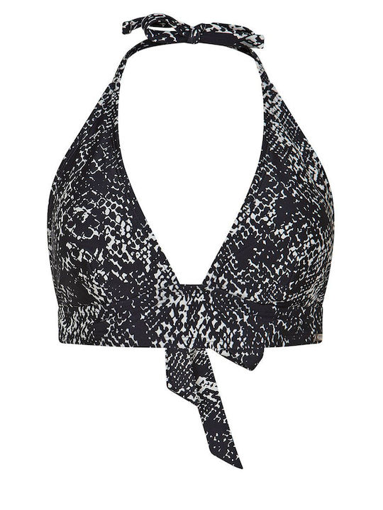 DKNY Padded Triangle Bikini Top Black DI3TO439-BLW