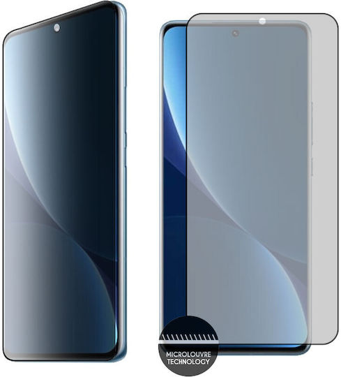 Idol 1991 3D 0.3mm Full Glue Privacy Full Face Tempered Glass Black (Xiaomi 12 Pro) 8335167