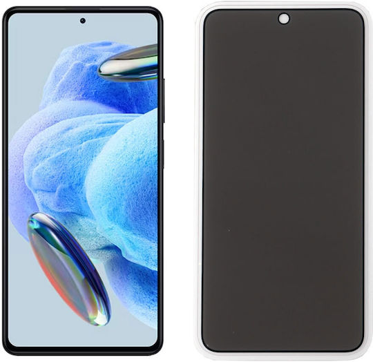 Idol 1991 0.3mm Full Glue Privacy Full Face Tempered Glass Black (Redmi Note 12 Pro) 8335228