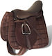 vidaXL Horse Saddle with Riding Set 12cm 44.45cm 90647