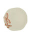 Bordallo Pinheiro Round Ceramic Decorative Platter Beige