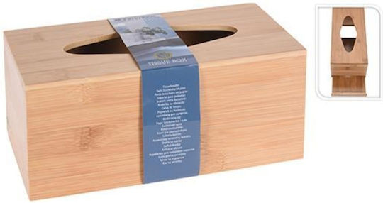 Next Θήκη για Χαρτομάντηλα Ξύλινη Μπεζ 24.5x11.6x10.5cm 41041------2