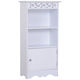 HomCom Ντουλάπι Μπάνιου 40x23x80cm Λευκό