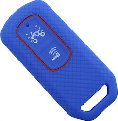 Silicone Car Key Cover Case with 2 Buttons for Honda Blue Silicone Car Key Cover Case with 2 Buttons for Honda Blue