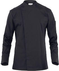 Giblor's Mantel Koch Damen Schwarz mit Langärme...