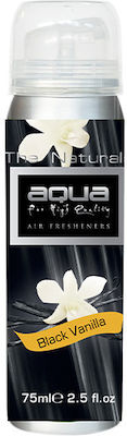 Aqua Car Air Freshener Spray The Naturals Black Vanilla 75ml 00-0