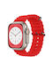 Techsuit Watchband W038 Λουράκι Σιλικόνης Κόκκινο (Apple Watch 38/40/41mm)