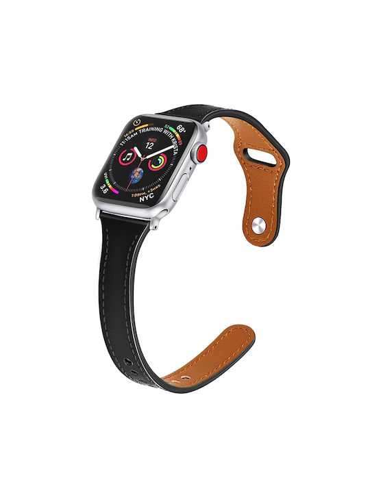 Techsuit Watchband W033 WOMEN Λουράκι με Pin Μαύρο (Apple Watch Ultra 49mm)