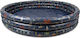 Filibabba Children's Round PVC Swimming Pool 230lt Inflatable 150x35cm Black