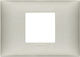 Vimar Horizontal Switch Frame 1-Slot Silver 096...