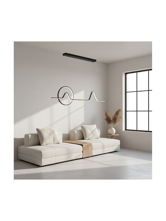 GloboStar Windy Deckenleuchte Schwarz LED mit V...